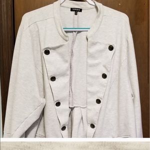 Torrid Military Peplum Light Jacket 6 or 30W